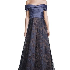 Rene Ruiz Off the Shoulder Ballgown Size 14